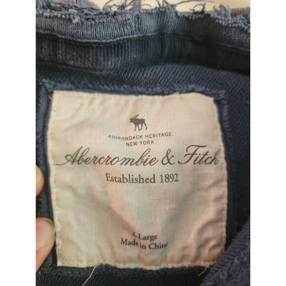 Y2K Abercrombie & Fitch Adirondack Shortsleeve Womens Sweatshirt Fits M/L READ - Picture 3 of 7